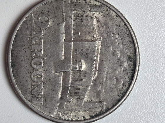 Монета 2 кроны 1930, серебро