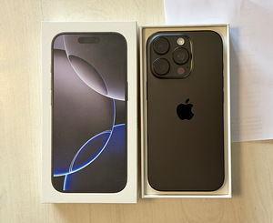 Apple iPhone 16 Pro Black Ti 256GB как новый! Аккумулятор 96 (1 фото из 8)