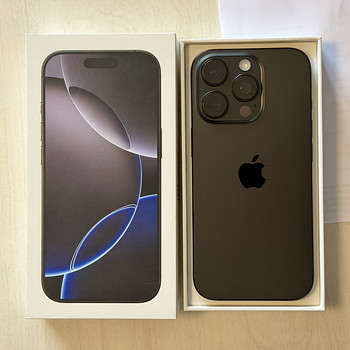Apple iPhone 16 Pro Black Ti 256GB как новый! Аккумулятор 96