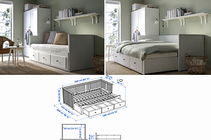Кровать Ikea (1 фото из 2)