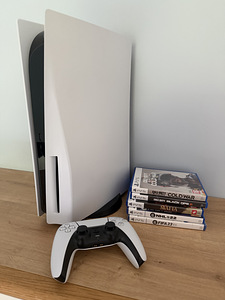 Soni Playstation 5 Disc Edition 1Tb + 5 mängu (1 фото из 1)