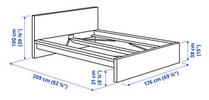 Кровать Ikea Malm (2 фото из 6)