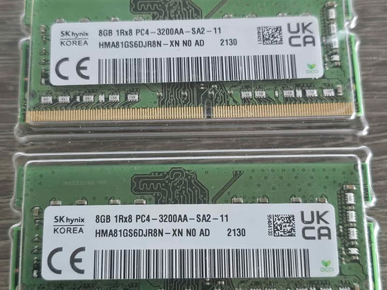 SK Hynix DDR4 SODIMM 3200Mhz 2x8GB