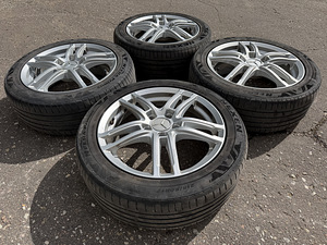 17" диски Mercedes-Benz 5x112 + зимние шины 215/50/17 (2 фото из 7)