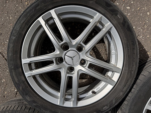 17" диски Mercedes-Benz 5x112 + зимние шины 215/50/17 (4 фото из 7)