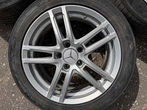 17" диски Mercedes-Benz 5x112 + зимние шины 215/50/17 (5 фото из 7)