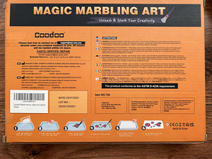 STEM loomingukomplekt Magic Marbling Art / Joonistuskomplekt (4 foto / 8)