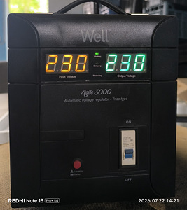 Automaatne pingestabilisaator Well Agile 3000 (1 foto / 2)
