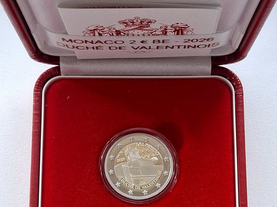 2 евро Монако 2026 Pfoof