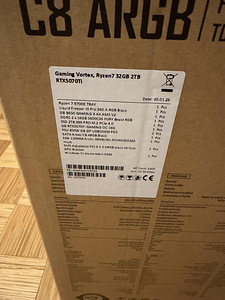 Mänguarvuti RTX 5070 Ti / Ryzen 7 9700x / 32GB / 2TB (5 foto / 5)