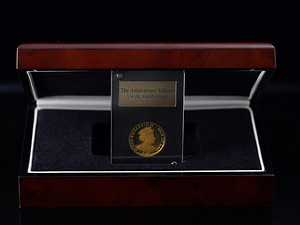 Золотая монета 2020 Angel The Anniversary Edition 1/4oz Proof (1 фото из 3)