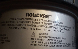 Bestway Flowclear фильтрующий насос, насос для бассейна. (3 фото из 5)