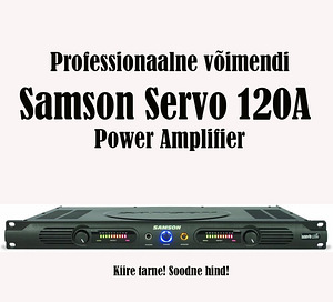 Усилитель Samson Servo 120a, НОВЫЙ! (1 фото из 3)