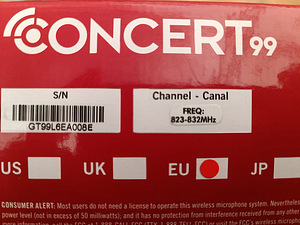SAMSON Concert 99 Guitar System, UUS! (4 фото из 4)