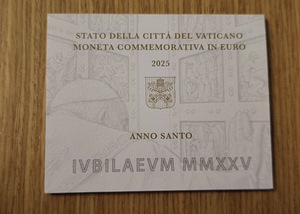 2 euro 2025 Vatikan Anno Santo BU (1 фото из 3)