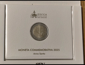 2 euro 2025 Vatikan Anno Santo BU (3 фото из 3)