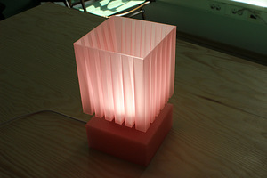 LED Laualamp Disainlamp | Disain Roosa Lamp | Lamp (2 foto / 4)