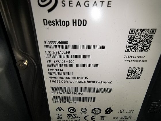 Seagate 2 ТБ 7200 об/мин