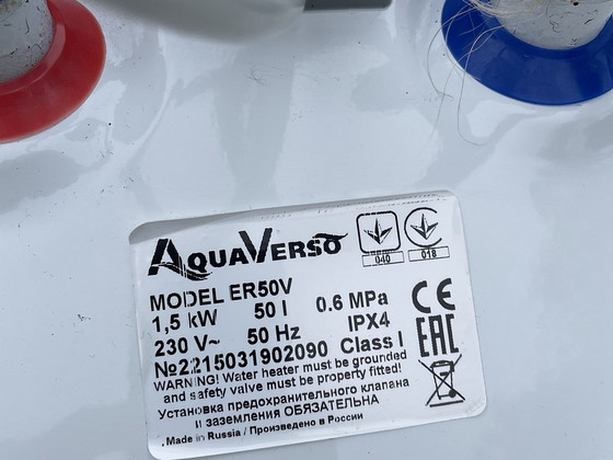 Elektriline veesoojendi AQUAVERSO ER 50 V