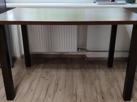 Köögilaud 120x80x75 söögilaud tumepruun laud