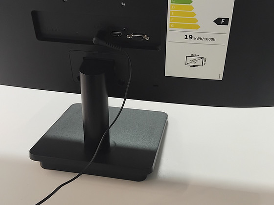 LG monitor 22" (22MP410-B) originaaltoiteplokiga
