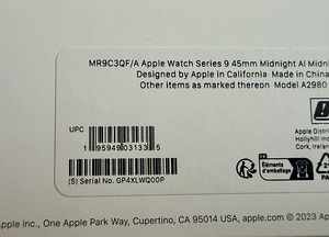 Apple Watch Series 9 45mm GPS Midnight, aku 91% originaalkar (5 foto / 9)