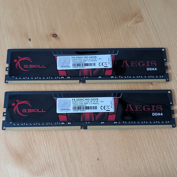 G SKILL DDR4 2x16GB (32GB) 3200MHz RAM