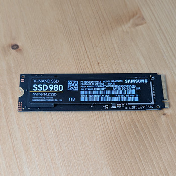 Samsung 980 EVO 1TB. NVME M.2 SSD