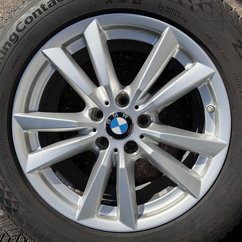 18" BMW style 446 originaalveljed 5x120 + 255/55/18 m+s 7mm
