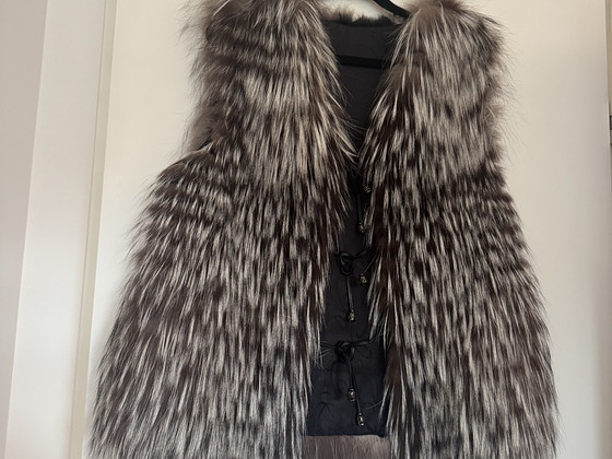 Hõberebasenahast vest