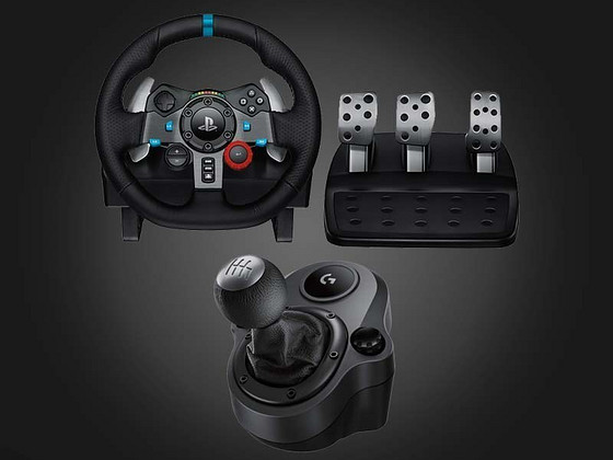 Logitech G29 руль, педали, коробка передач Sony PS4/PS5/PC