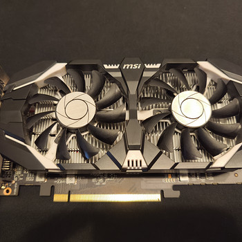 MSI GeForce GTX 1050 Ti 4GB OC | Hooldatud | töötab vaikselt.