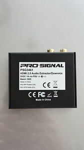 4k60 HDMI Extractor Pro Signal psg 3461 NEW (2 foto / 4)