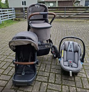 UPPABABY 2 jalutuskäru ja turvahälli komplekt (1 foto / 7)