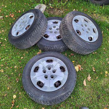 5x114.3 plekkveljed + 195/65/r15 lamellrehvid 5.5mm