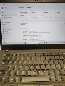 Lenovo T14s Gen 2 - i5-1135G7 / 16 / 256GB (2 фото из 8)