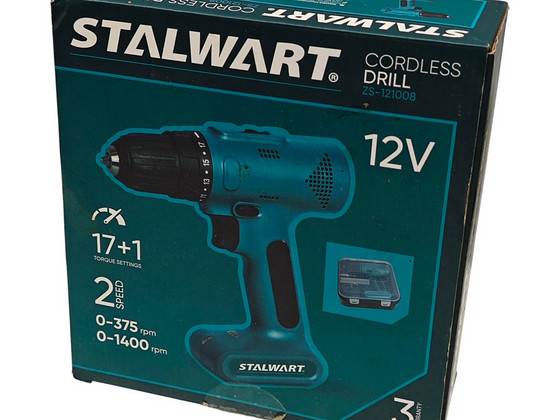 Аккумуляторная дрель Stalwart ZS-121008 + коробка
