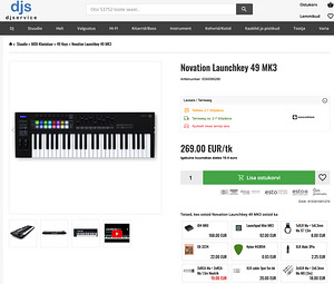 MIDI-клавиатура Novation Launchkey 49 MK3 (3 фото из 3)