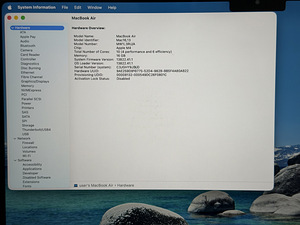 Apple Macbook Air 15 M4 16/256GB MdN ENG/RUS. Как новый (6 фото из 8)