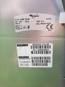 Стиральная машина Whirlpool AWE 2319 (2 фото из 5)