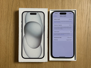 Apple iPhone 15 Black 128GB uueväärne! Aku 100% (6 foto / 7)