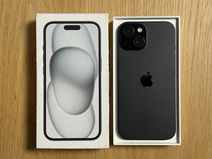Apple iPhone 15 Black 128GB uueväärne! Aku 100% (1 foto / 7)