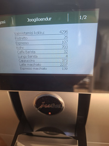 Jura Z8 täisautomaatne kohvimasin (7 foto / 9)