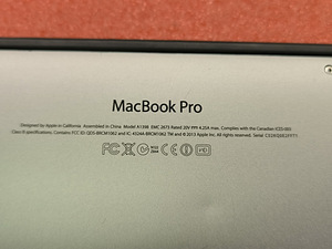 MacBook Pro начало 2013 (7 фото из 7)