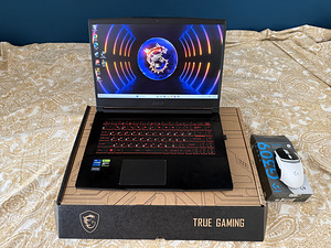 Игровой ноутбук MSI GF63 i7 / RTX 3050 / 16RAM + мышь (1 фото из 4)