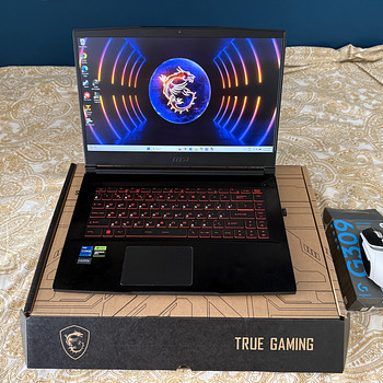 MSI GF63 mänguri sülearvuti i7 / RTX 3050 / 16RAM+ hiir