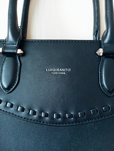 LuigiSanto elegantne must käekott / õlakott (3 foto / 9)