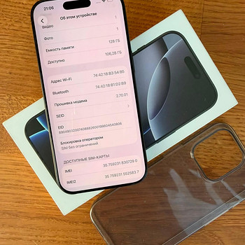 iPhone 16 Pro 128GB Black , 91%