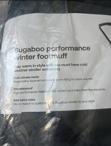 Bugaboo high performance soojakott suletäidisega / footmuff (3 foto / 4)