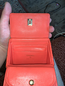 Chanel Mini Clutch with Pearl Chain - Red Quilted Lambskin (9 foto / 10)
